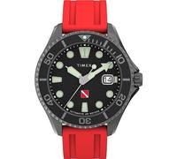 Timex Men's Deep Water Automatic 44mm Synthetic Rubber Strap Watch