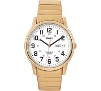 Timex Men's T2N092 Easy Reader Gold-Tone Expansion Band Watch Expansion Steel, Bracciale