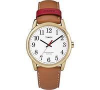 Timex Men's TW2R40100 Easy Reader 40th Anniversary Tan/White Leather Strap Watch