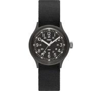 Timex MK1 TW2R13800 - Orologio unisex da 36 mm, cinturino in tessuto nero e quadrante nero