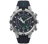 Timex Orologio al quarzo uomo Expedition Tide-Temp-Compass 45mm TW2V22100VQ, Blue/Silver-Tone