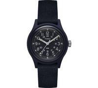Timex Orologio Analogico al Quarzo da Donna con Cinturino in Tessuto TW2T33800