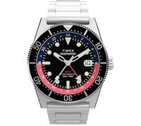 Timex Orologio Analogico al Quarzo da Uomo con Cinturino in Acciaio Inossidabile TW2W95300