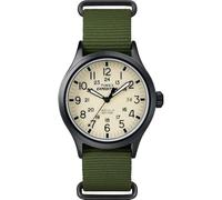 Timex Orologio analogico al quarzo TW4B018009J, Verde/Nero/Crema, 7, Expedition Scout 40 mm