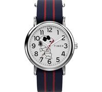 Timex Orologio Analogico al Quarzo Unisex-Adulto con Cinturino in Tessuto TW2Y31100JT