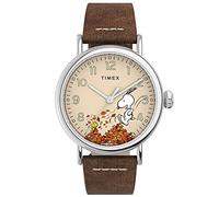 Timex Orologio Analogico al Quarzo Uomo con Cinturino in Pelle TW2U86200