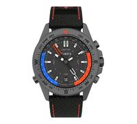 Timex Orologio TW2V03900 Analogico al quarzo uomo, cinturino in tessuto, nero sportivo