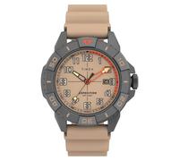 Timex Orologio analogico da uomo con cinturino in silicone Expedition North Ridge, beige., cinghia