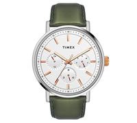 TIMEX Orologio analogico da uomo con quadrante bianco - TWEG20015, bianco, cinturino, bianco, Cinturino
