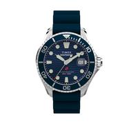 TIMEX Orologio analogico 'Deep Water Meridian 200' blu / argento Uomo TIMEX One Size blu / argento