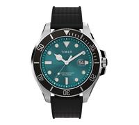 Timex Orologio da uomo Trend 43 mm TW2V91700 - quadrante verde, cinturino gomma nera