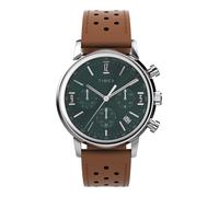 TIMEX Orologio analogico ' Marlin® ' marrone / verde scuro / argento Uomo TIMEX One Size marrone / verde scuro / argento