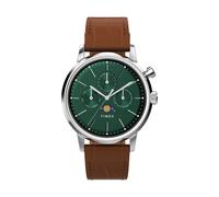 TIMEX Orologio analogico 'Marlin Moon Phase' marrone / smeraldo / argento Uomo TIMEX One Size marrone / smeraldo / argento