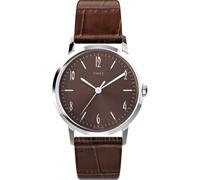 Timex Orologio Analogico Meccanico a Carica Manuale da Uomo con Cinturino in Pelle TW2W93300