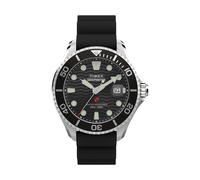 TIMEX Orologio analogico 'Meridian' nero / argento Uomo TIMEX One Size