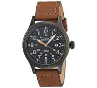 Timex Orologio Analogico Quarzo da Uomo con Cinturino in Pelle TW4B125009J