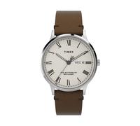 TIMEX Orologio analogico 'Waterbury Classic' marrone / argento / bianco Uomo TIMEX One Size