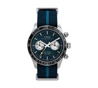 TIMEX Orologio analogico 'Waterbury Heritage' blu ciano / blu chiaro / argento Uomo TIMEX One Size