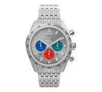 TIMEX Orologio analogico ' Waterbury Heritage Collection ' blu / rosso sangue / argento Uomo TIMEX One Size blu / rosso sangue / argento