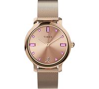 Timex Orologio Analogueico Quarzo Donna con Cinturino in Acciaio Inox TW2V52800
