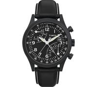 Timex Orologio Cronógrafo al Quarzo da Uomo con Cinturino in Pelle TW2W48000