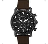Timex Orologio Cronografo al Quarzo Uomo con Cinturino in Pelle TW2U02100