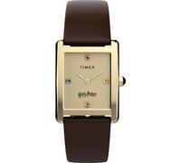 Timex Orologio da donna Harry Potter x Hailey Hogwarts 24 mm - marrone due pezzi quadrante champagne a sgancio rapido cassa color oro