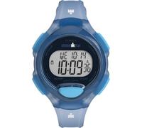 Timex Orologio da Donna Ironman da 34 mm, Cinturino in Poliuretano Blu, Quadrante Digitale, Cassa Blu, TW5M65800