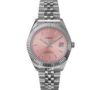 Timex Orologio da donna Legacy 34 mm - Bracciale bicolore quadrante argentato cassa bicolore, Argento, Moderno