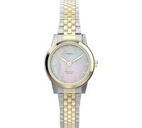 Timex Orologio da donna Main Street da 25 mm, cinturino di espansione color argento, quadrante in madreperla, cassa argentata, Bicolore/Madreperla/Bicolore, moderno