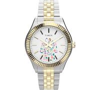 Timex Orologio da donna Peanuts Legacy 34mm - Bracciale bicolore quadrante bianco cassa bicolore