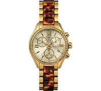 Timex Orologio da donna Premium Dress, Tonalit oro/Marrone, Vestito 38 mm