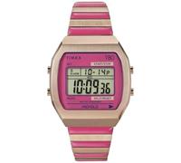 Timex Orologio da donna T80 da 36 mm - Cinturino di espansione color oro rosa Quadrante rosa Cassa color oro rosa, Tonalità oro rosa, Moderno