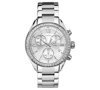 Timex Orologio da Polso, Cronografo, Donna, Cinturino in Acciaio Inox