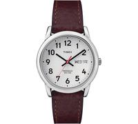 Timex T20041 Orologio da uomo con cinturino in pelle facile da leggere, 35 mm