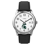 Timex Orologio da uomo Collegiate Easy Reader 38mm, Spartani dello stato del Michigan, moderno