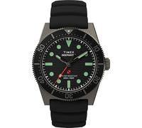 Timex Orologio da uomo Deep Water Reef 41mm, Nero/Titanio/Nero