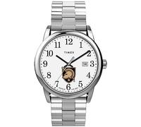 TIMEX Orologio da uomo Easy Reader 38mm con cinturino di espansione, US Military Academy Army Black Knights, Easy Reader 38mm
