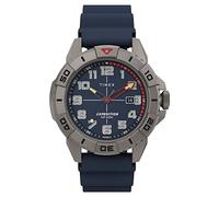 Timex Orologio da uomo Expedition North, 42 mm, cinturino in silicone blu in due pezzi, quadrante blu, cassa in titanio TW2V40800