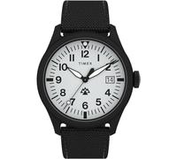Timex Orologio da uomo Expedition North 43mm, quadrante grigio, cassa nera, cinturino eco nero