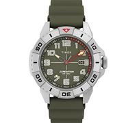 Timex Orologio da uomo Expedition North Ridge 41mm, Verde, One Size, 42 mm Expedition North Ridge Orologio con cinturino in silicone