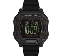 Timex Orologio da uomo Expedition Ridge 43 mm - Nero Due Pezzi a Sgancio Rapido Digitale Neg Display Quadrante Cassa Nera