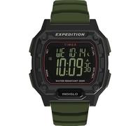 Timex Orologio da uomo Expedition Ridge 43 mm - Verde Due Pezzi a Sgancio Rapido Digitale Neg Display Quadrante Cassa Nera