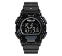 Timex Orologio da Uomo Ironman Classic da 42 mm, Cinturino in Resina Nera, Quadrante Digitale, Cassa Nera, TW5M64800