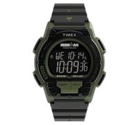Timex Orologio da Uomo Ironman Classic da 42 mm, Cinturino in Resina Nera, Quadrante Digitale, Cassa Verde, TW5M64900