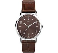 Timex Orologio da uomo Marlin 34mm - Cinturino marrone Quadrante marrone Cassa in acciaio inossidabile