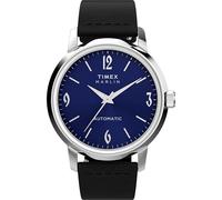 Timex Marlin® TW2W93100 Orologio automatico da uomo con cinturino in pelle da 40 mm, Blu