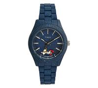 Timex Orologio da uomo Peanuts 41 mm, cinturino blu, quadrante blu, cassa blu TW2V53300