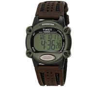 Timex Orologio da Uomo T48042 Expedition Digitale Cat Cinturino in Nylon/Pelle, Marrone/Nero/Verde T480429J