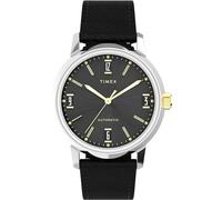 Timex Orologio da uomo TW2W33900 Marlin, automatico, nero, nero, classico, Nero , Classico